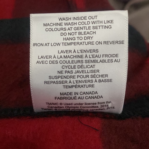 HBC Hudson’s Bay Canada Olympic Official Outfitter Fleece Pajama Sleeper - Picture 6 of 8